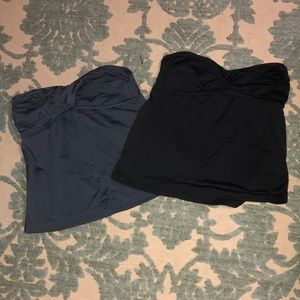 Bathing suit strapless tankin